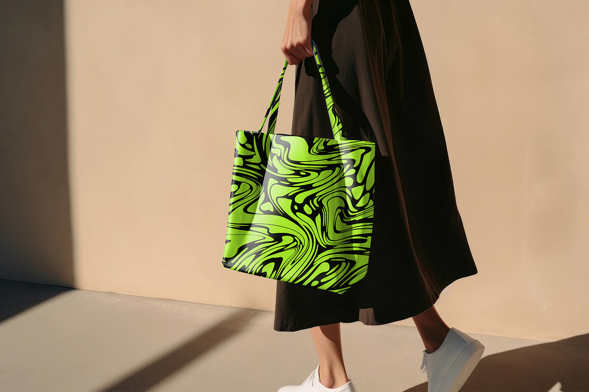 Green Liquid Shapes, a Texture Graphic by MalyskaStudio (Photo 8 of 15)