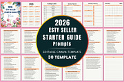 2026 Etsy Seller StarterGuide Promps, a Stationery Template by Shumaya (Thumbnail 1 of 5)