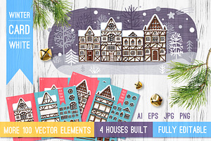 Winter Card White