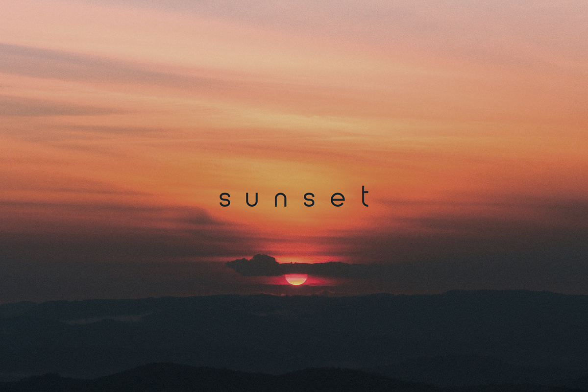 solar - a minimalistic font design preview 4