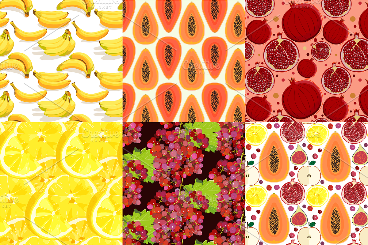 20+ fruit patterns, a Pattern Graphic by ОльгаМороз (Photo 11 of 14)
