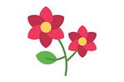 Flower Flat Icon, a Duotone Icon by Pexelpy (Thumbnail 1 of 2)
