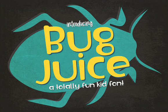 New! Bug Juice Font preview 6