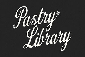 Pastry Library - Vintage Script Font, a Script Font by Typeparties