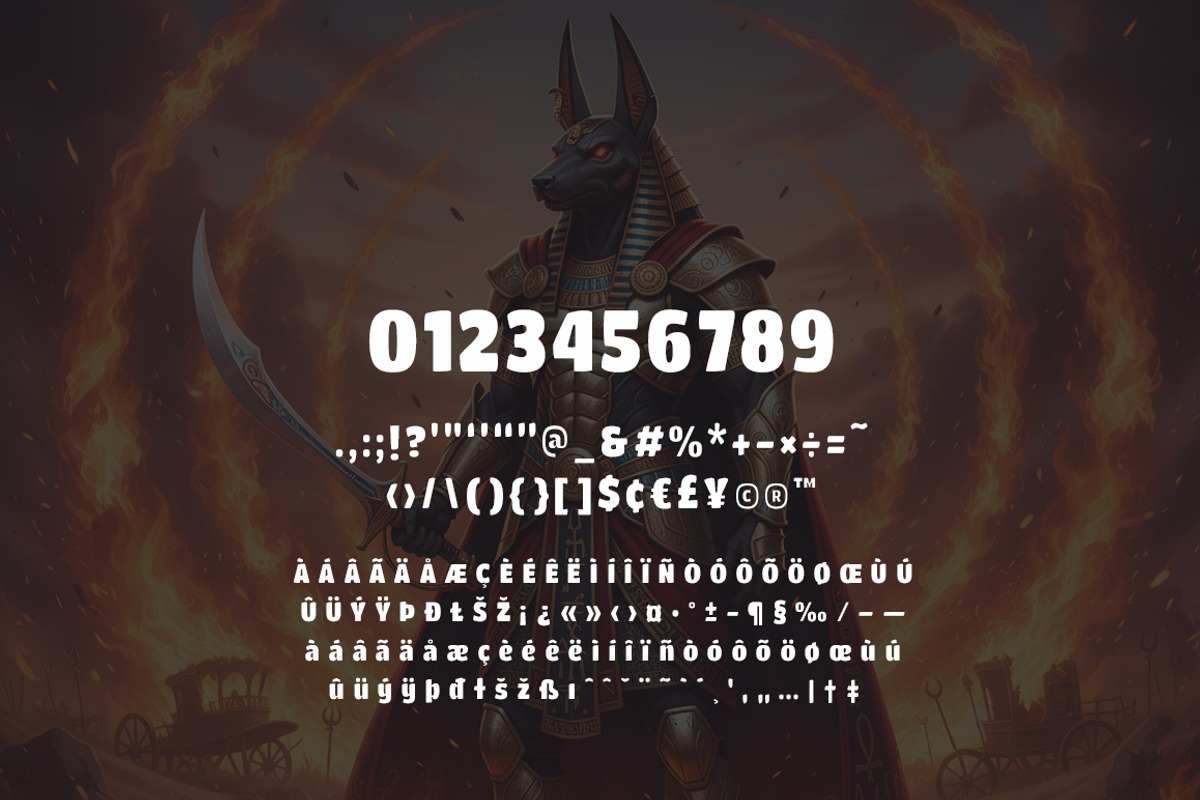 Giant Myth Font, a Blackletter Font by yantodesign (Photo 10 of 10)