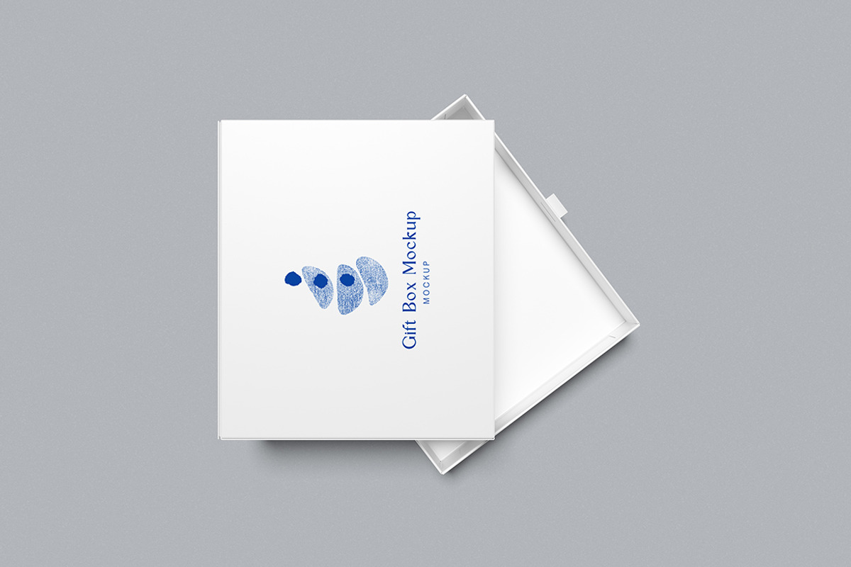 Gift Box Mockup, a Packaging Mockup by xavier_studio (Photo 3 of 5)