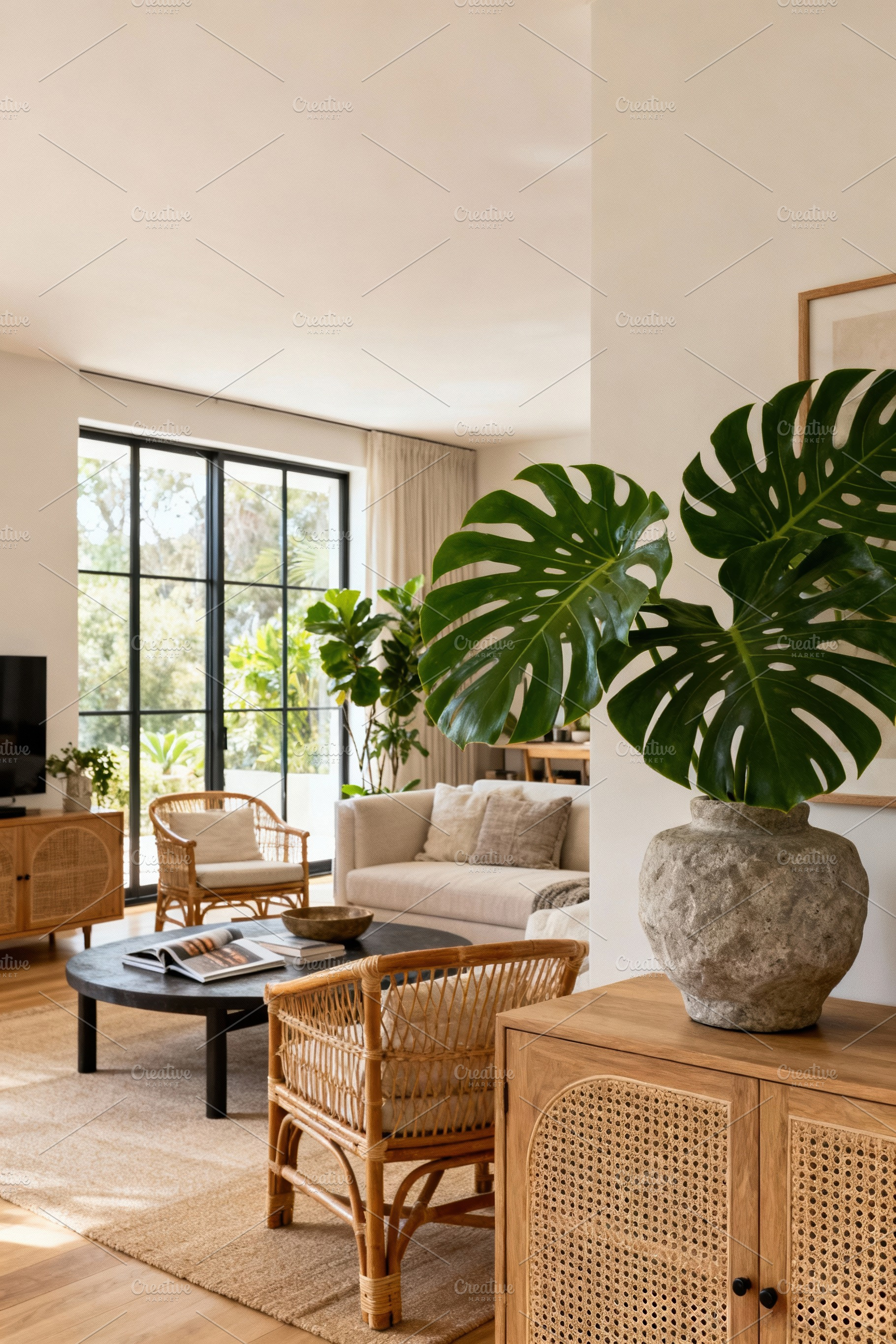 Urban Jungle Interior Living Room, an Architecture Photo by Virgo Studio