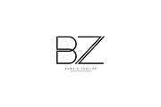 Initial letters BZ logo design, a Branding & Logo Template by Aleesher (Thumbnail 2 of 2)