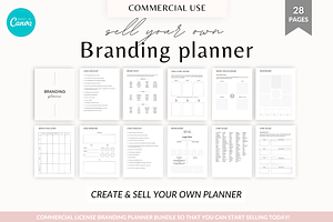 Branding Planner Editable Canva