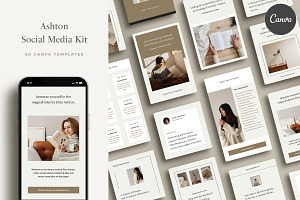 Ashton Social Media Kit, a Social Media Template by Ruben Stom