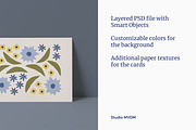 Single Card Mockup Bundle, a Print Template by Studio MVDM (Thumbnail 3 of 8)