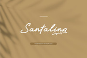 Santalina - Signature Monoline, a Script Font by TrimStudio (Thumbnail 1 of 11)