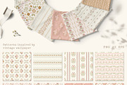 Vintage Pattern, background, frames, a Pattern Graphic by Cozy pattern shop (Thumbnail 4 of 11)