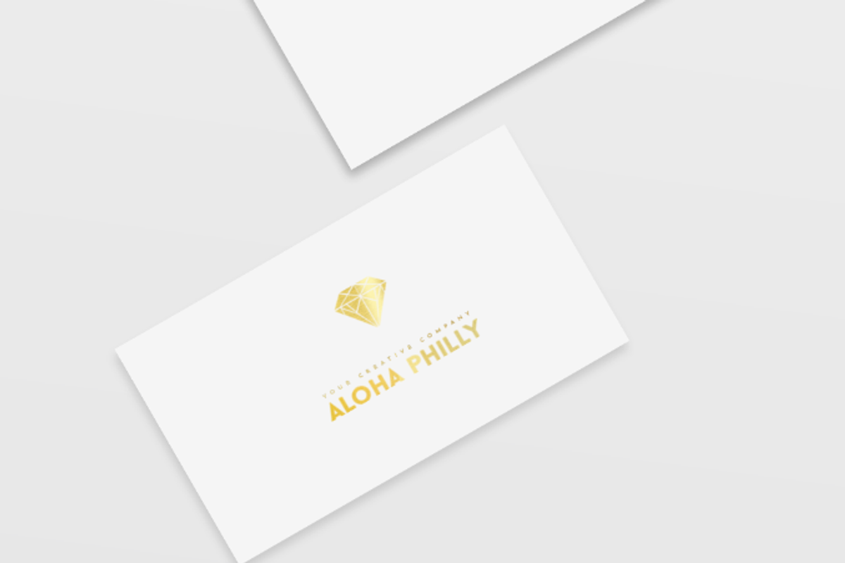 Diamond Gold Logo + Business Card, a Branding & Logo Template by Aloha Philly (Photo 4 of 5)