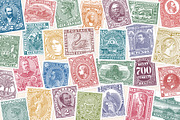Vintage Postage Stamps Collection, an Object Graphic by Graphic Goods (Thumbnail 12 of 12)