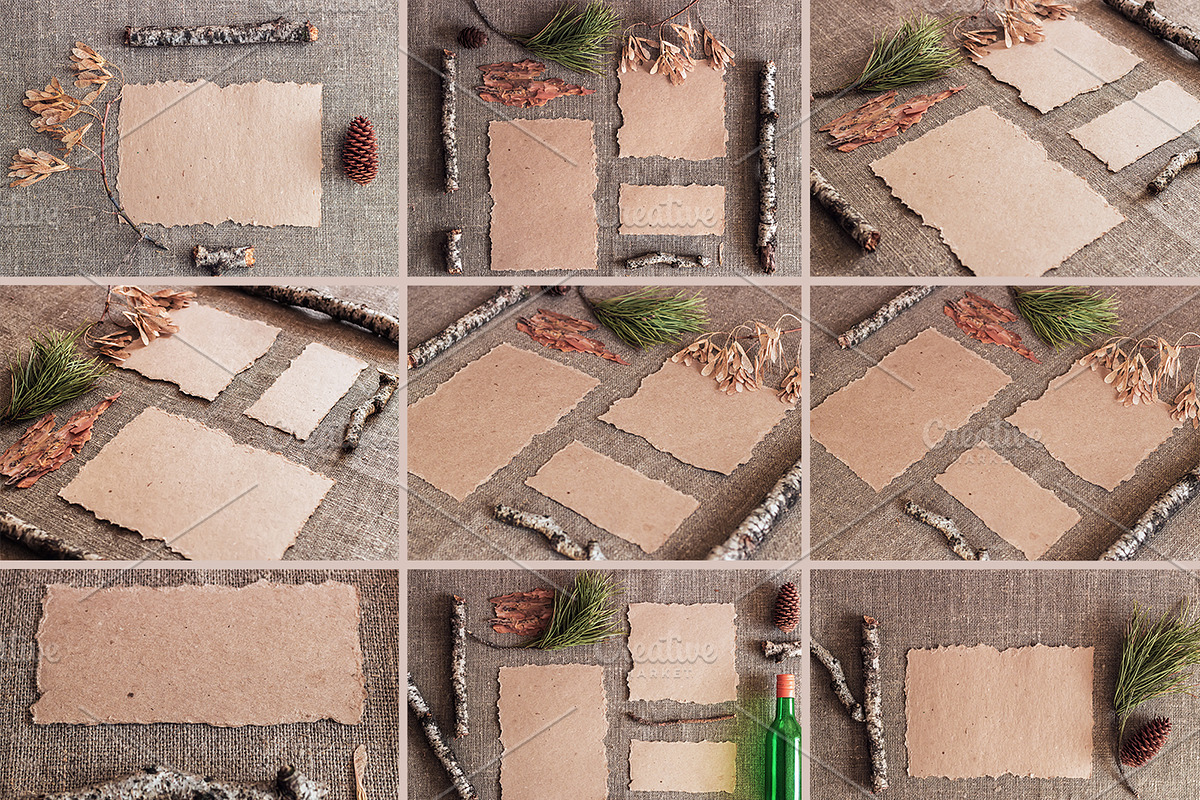 Set Mockups. FOREST, a Print Template by Mockups4you (Photo 4 of 4)