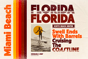 Sidewalk Surf - 80s Retrowave Font, a Sans Serif Font by ikiiko (Thumbnail 4 of 7)