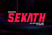 Sekath | Modern Display, a Symbol Font by Jadatype.id (Thumbnail 1 of 6)