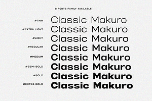 Makuro - Variable Geometric Font