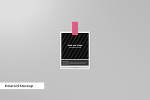 Polaroid Social Media Mockup, an Advertising Mockup by mrfauzi