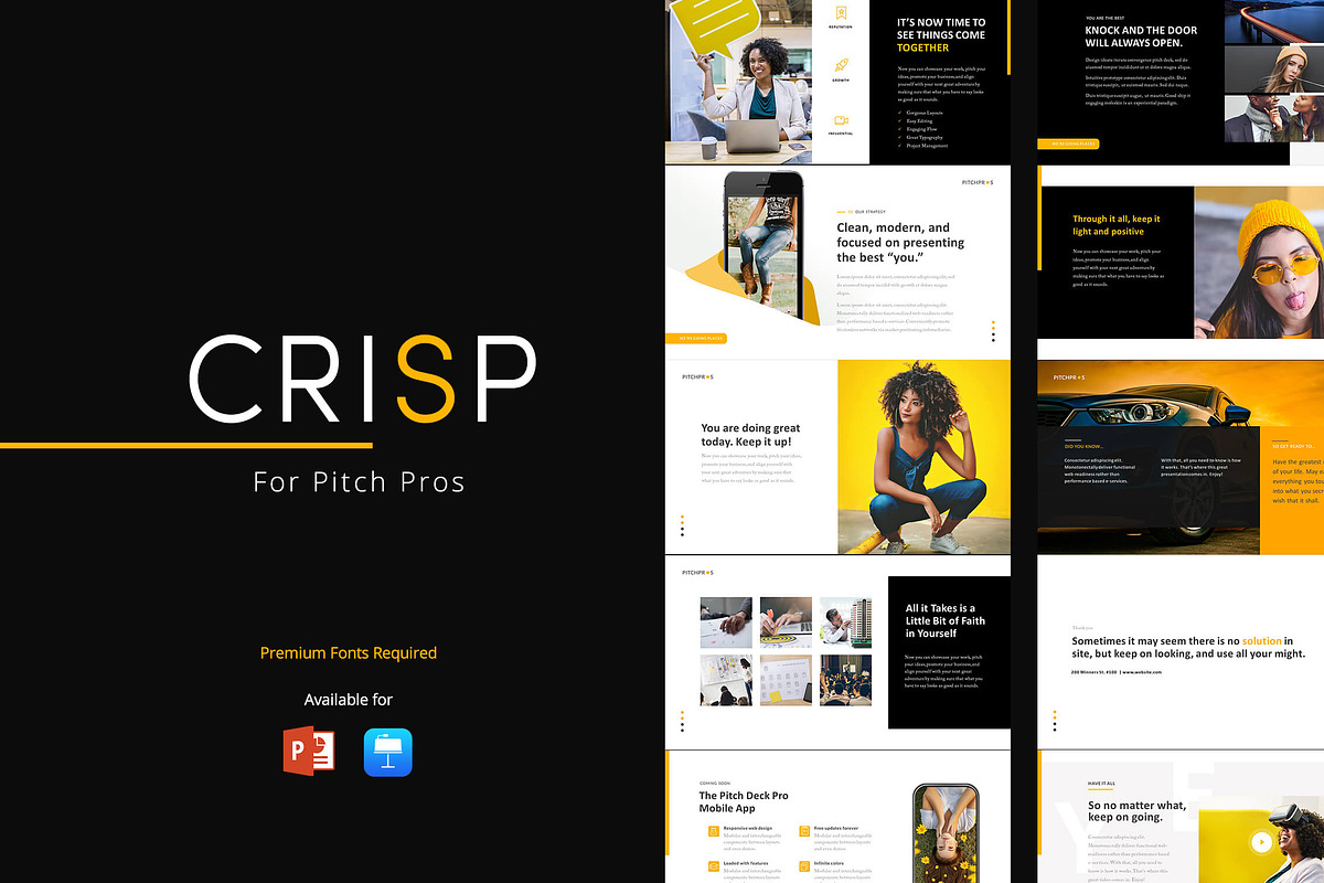 Crisp – Clean and Modern PowerPoint, a Presentation Template by Bryant Design (Photo 5 of 6)