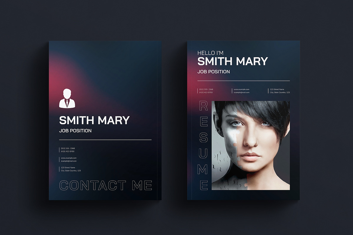 Resume Booklet Template, a Resume Template by TemplatesForest (Photo 5 of 5)