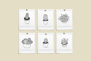 Succulents Vector Illustrations, a Decorative Illustration by Emma Webb Studio (Thumbnail 4 of 6)