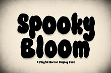 Spooky Bloom – Playful Horror Font