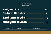 Sadyan, a Sans Serif Font by twinstd (Thumbnail 2 of 14)