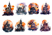 Halloween, big holiday set., an Object Illustration by AkvarelRiver (Thumbnail 3 of 10)