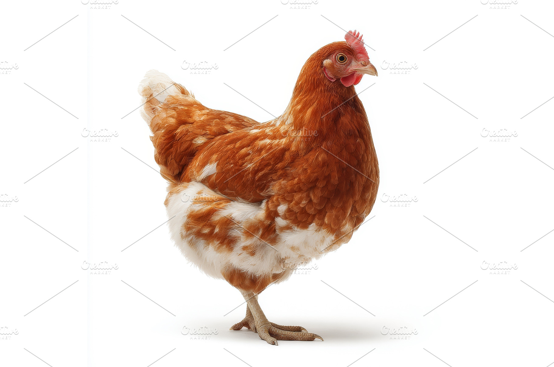 A brown chicken hen is shown, an Animal Photo by ZinetroN