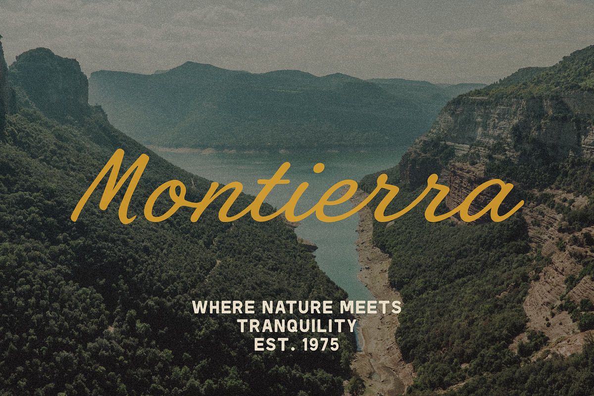 Rustic Voyage – Font Duo, a Script Font by Creacy Studio (Photo 3 of 9)