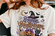 Happy Halloween Rhinestone PNG, a Seasonal Illustration by DreamCafeArt (Thumbnail 3 of 6)