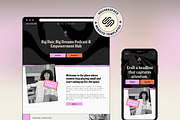 Squarespace Website template, a Squarespace Template by Ciel Lumiere (Thumbnail 6 of 8)