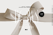 BOW & RIBBON overlay clipart mockups, an Object Graphic by Stykke Studio (Thumbnail 2 of 10)
