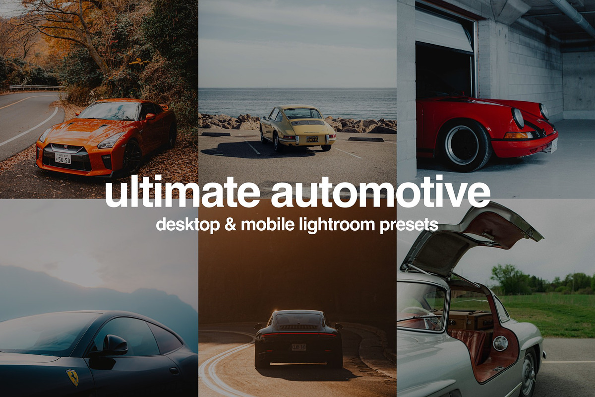 10 Automotive Lightroom Presets, a Preset Add-On by Gridfiti (Photo 1 of 11)