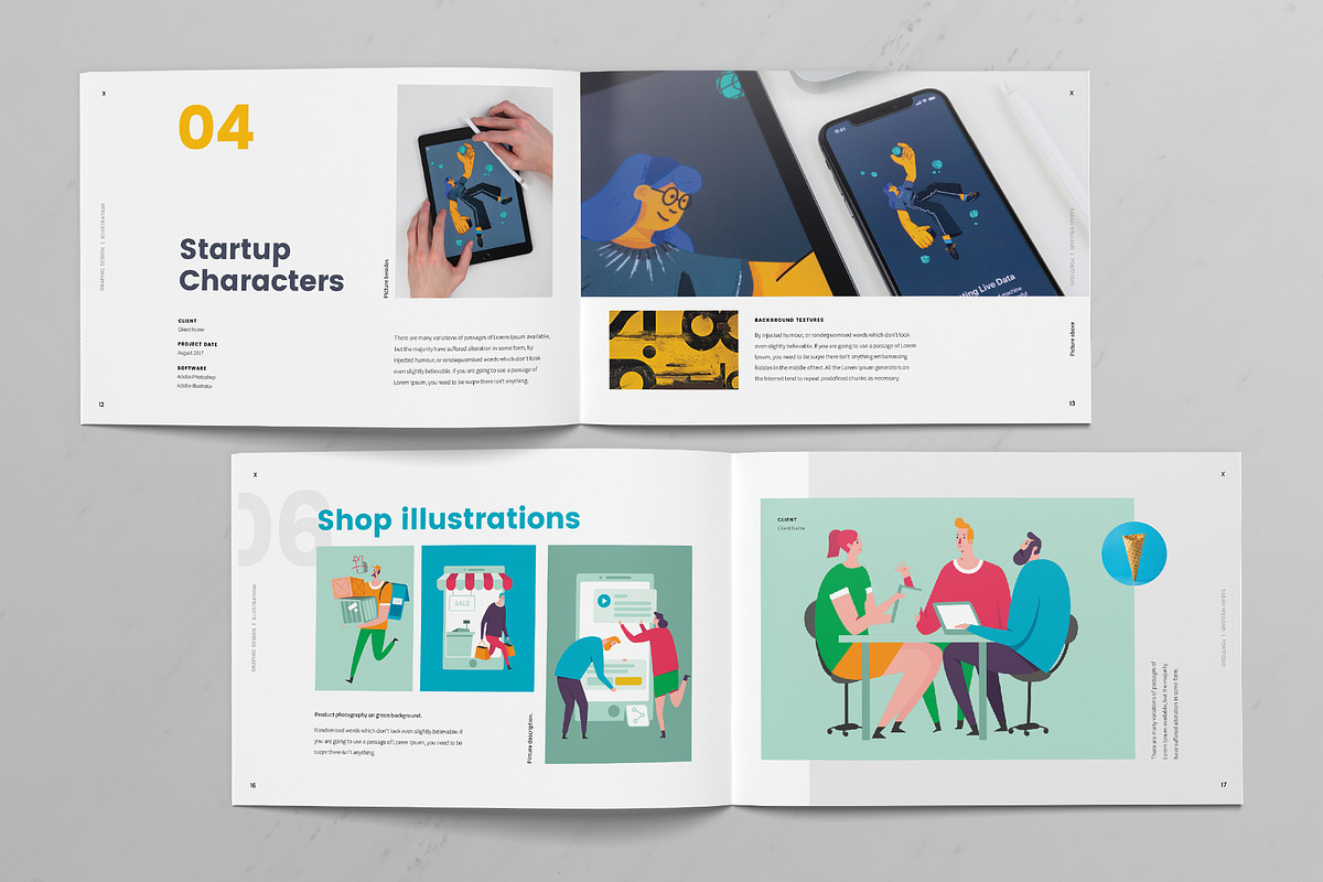 Croma Landscape Portfolio + Resume, a Brochure Template by PageBeat (Photo 6 of 12)