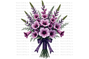 Foxgloves Stems and Flowers, a Decorative Illustration by Bloom Craft Creations (Thumbnail 7 of 11)