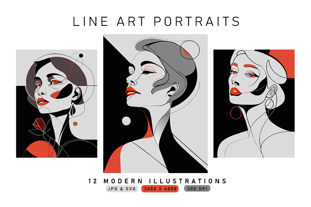 Line Art Portraits