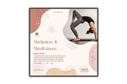 Editable Yoga Class Flyer Template, a Flyer Template by YUDesignStore (Thumbnail 1 of 6)