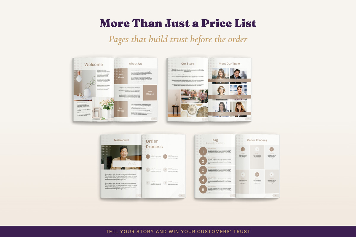 Product Catalog Line Sheet 2 Packs, a Magazine Template by B2 Studio (Photo 7 of 18)