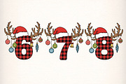 Christmas Alphabet Latter Bundle, an Illustration by Dream Creation (Thumbnail 8 of 9)