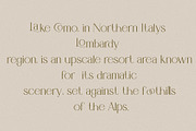 Portobello Display Ligature Font, a Serif Font by Laras Wonderland (Thumbnail 8 of 15)