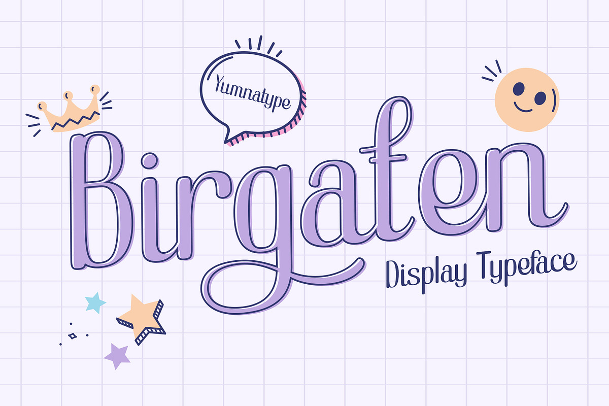 Birgaten, a Symbol Font by yumnatype (Photo 1 of 10)