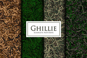 Ghillie suit seamless camouflage, a Pattern Graphic by ArchonDigitalShop (Thumbnail 4 of 10)