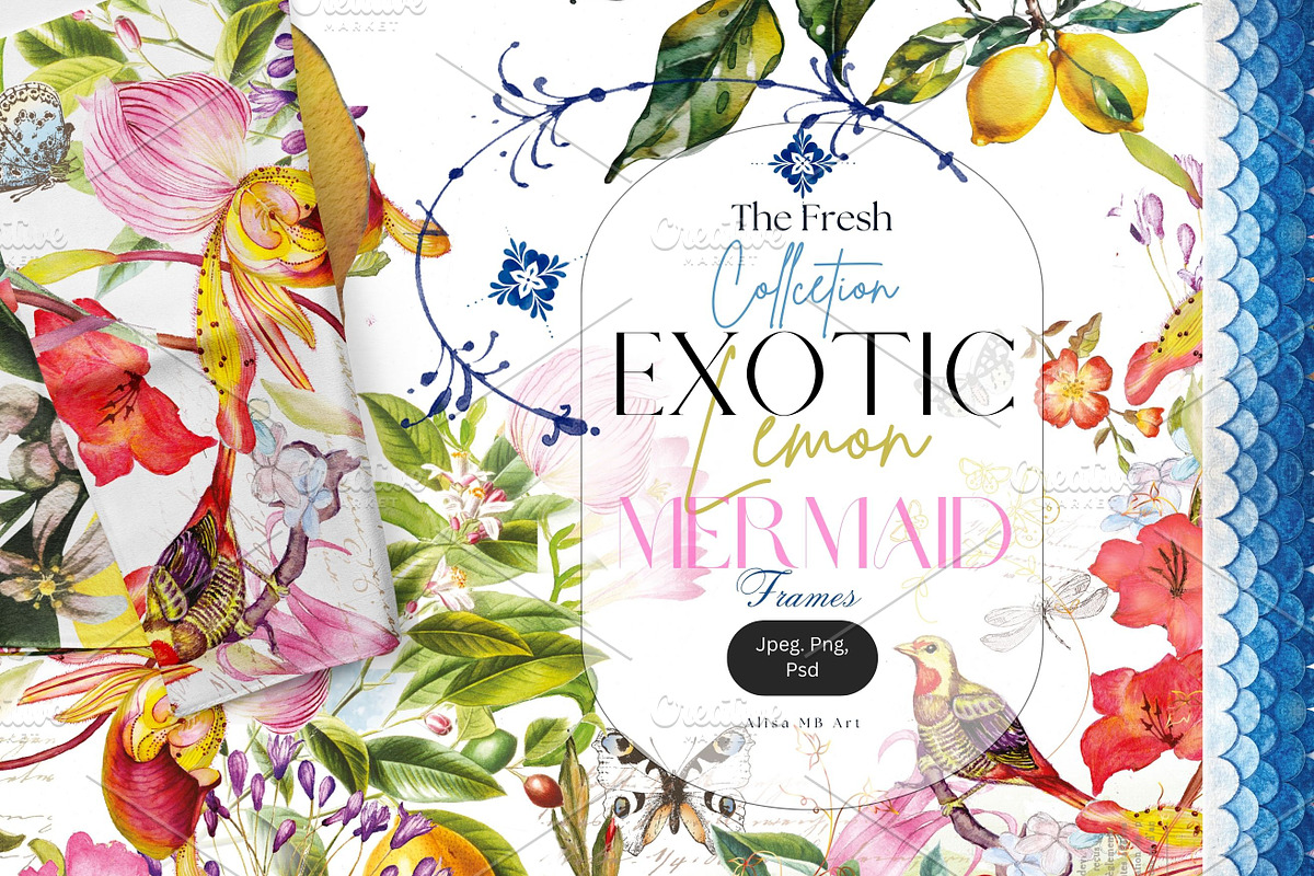 The Exotic Lemon Collection, an Object Illustration by Alisa Mikibith Art (Photo 1 of 18)