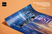 Sunsets on Shores Poster Template, a Poster Template by creatsy5 (Thumbnail 1 of 4)