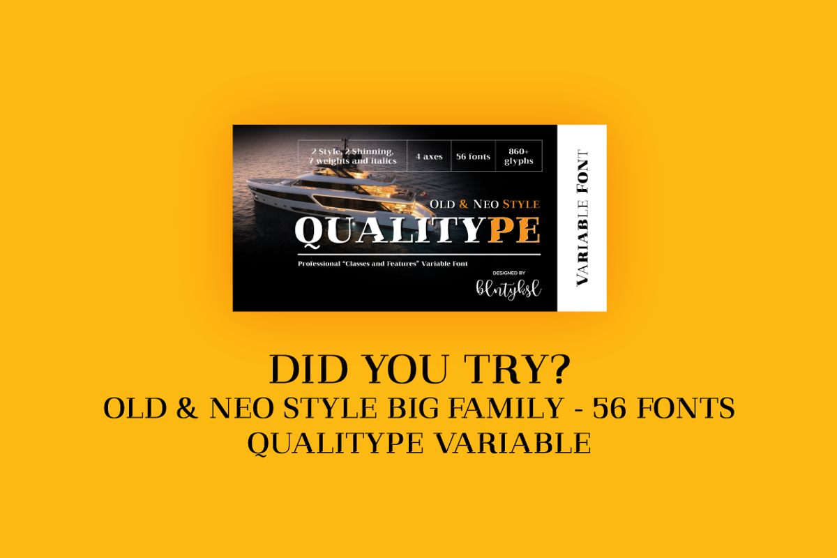 Qualitype Old, a Serif Font by BULENT YUKSEL (Photo 3 of 14)