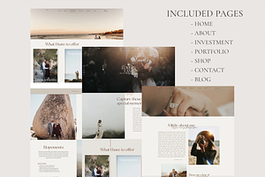 Wix Website Template - Lover's Lane