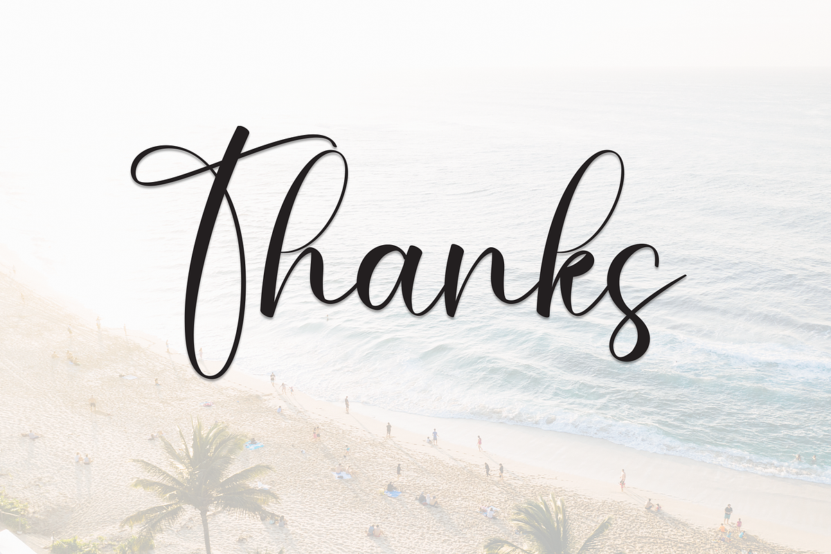 Malibu | Script Font, a Handwritten Font by Scratchones (Photo 8 of 8)